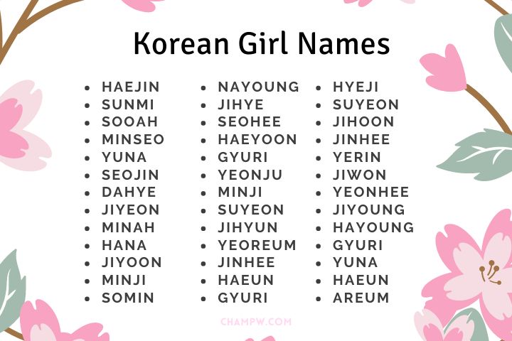 150+ Popular Korean Girl Names Matching Your K-pop Culture