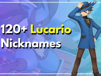 Lucario Nicknames 120+ Adorable Names for Your Pokemon