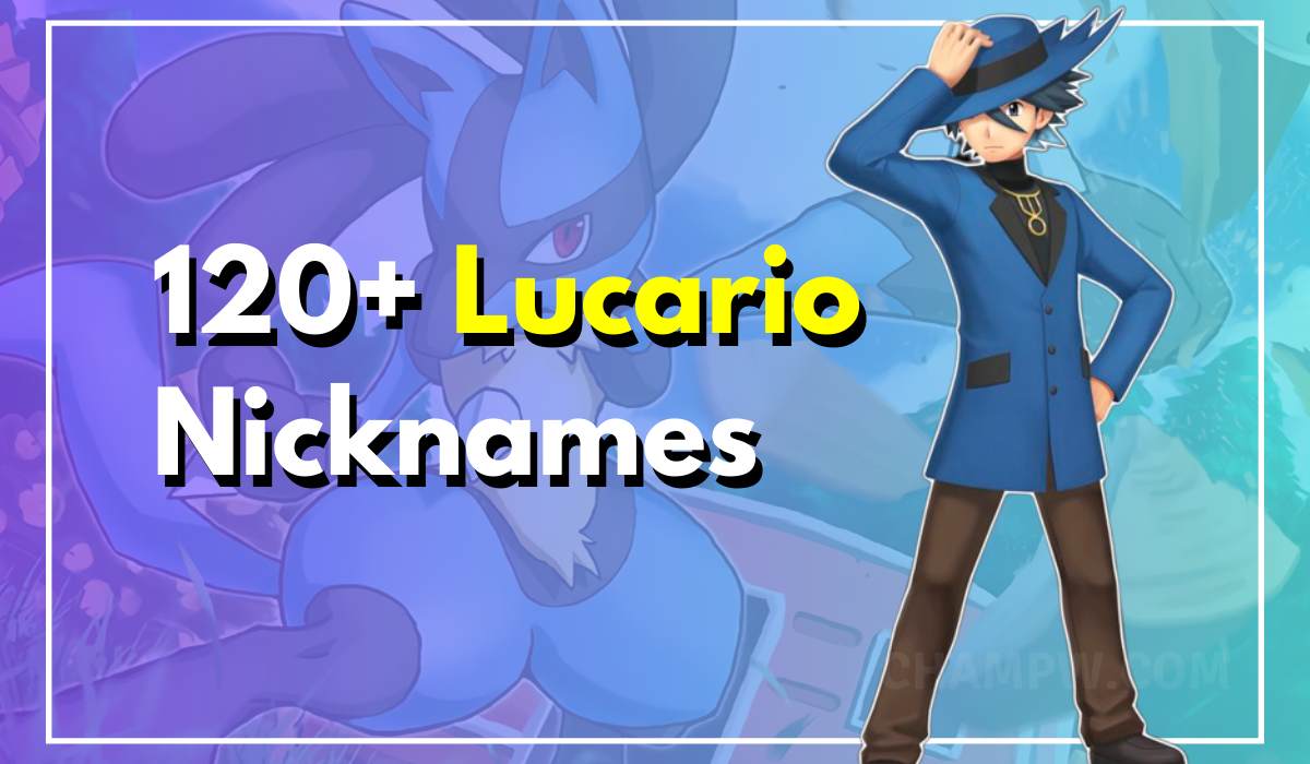 Lucario Nicknames 120+ Adorable Names for Your Pokemon