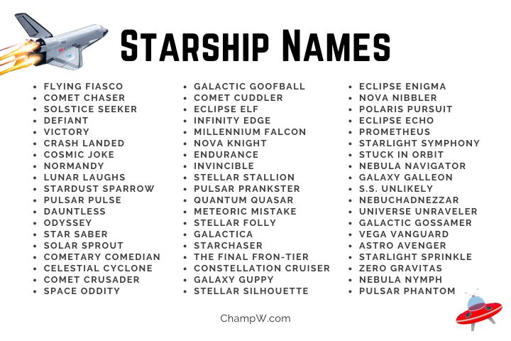 100+ Epic Starship Names To Propel Your Sci-Fi Adventure