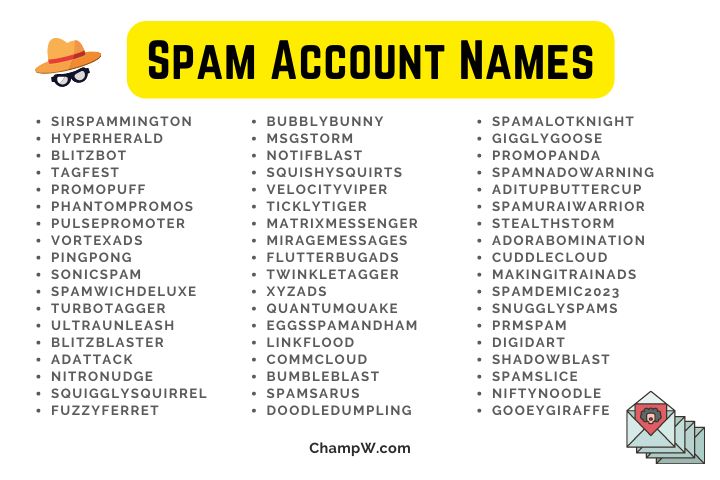 150+ Spam Account Names Ideas To Have Fun With Friends