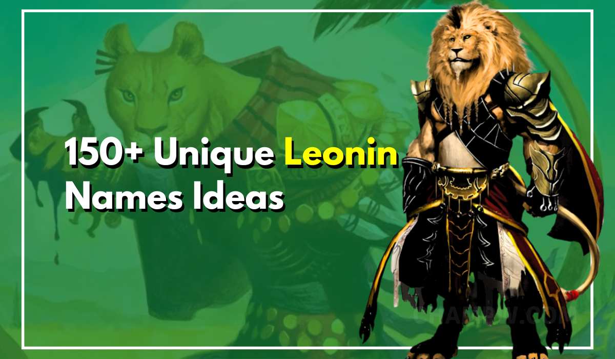 150+ Unique Leonin Names You Probably Haven't Heard Of