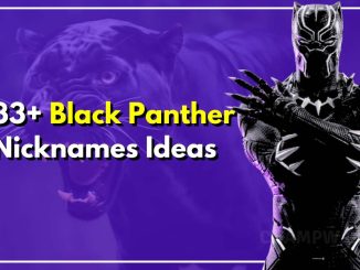 Black Panther Nicknames