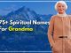 Spiritual Names For Grandma