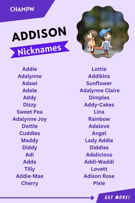 Nicknames ideas For Addison