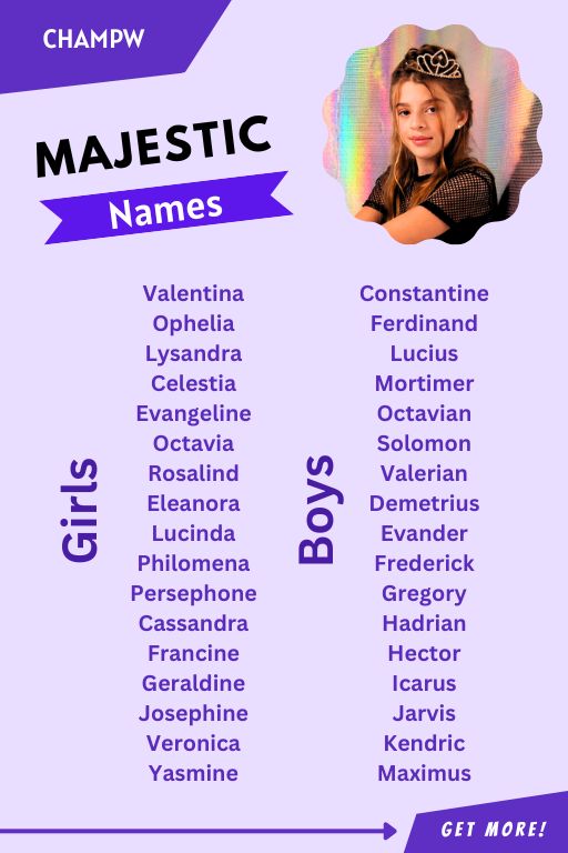 200+ Majestic Names For Your Little Love