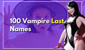 100 Vampire Last Names
