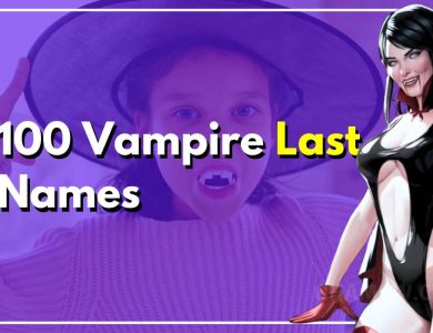 100 Vampire Last Names