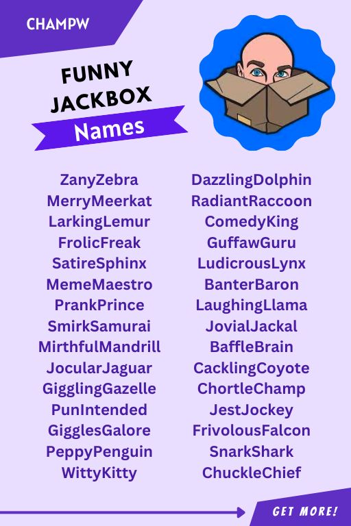 Funny Jackbox Names List